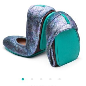 Tieks by Gavrieli in Moonstruck Iridescent Ballet Flats Size 9 multicolored